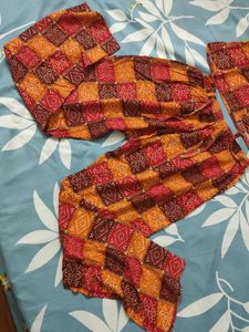 Vintage Bandhani Pajama Set