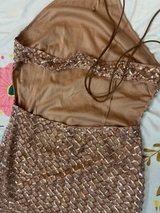Urbanic All Over Sequins Backless Party Dress