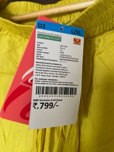 Rangmanch Lime Yellow Palazzo (L/XL)