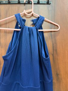 And Navy Blue Dress