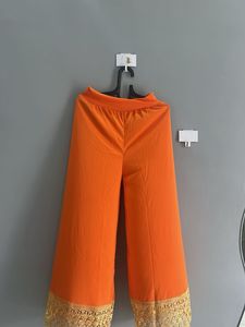 Orange Palazzo Pants(s, M)