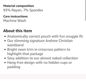 Andrew Christian Brief