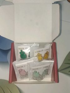 Colorful Jhumka Earrings Set