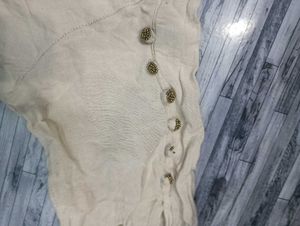Free Size Kurti Cut Sleeves Look