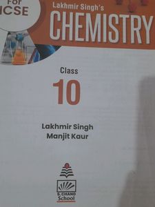 Class 10th Icse Chemistry Book