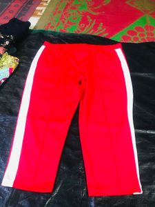 Red Track Pants