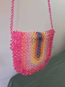 Beaded Crossbody Bag