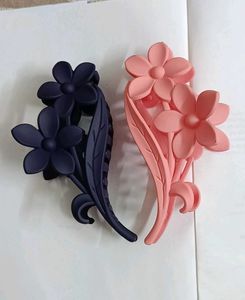 Floral Hair Claw Clip