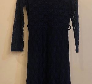 Navy Blue Bodycon Dress (Dubai Imported)