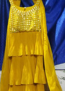 Yellow Layered Dress