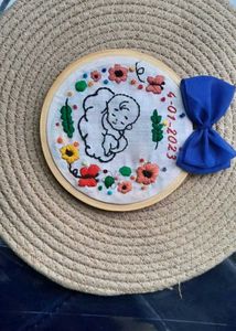 personalized new born baby hoop