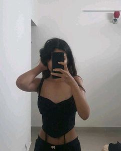Y2K Corset Bustier Boning Top / Pinterest