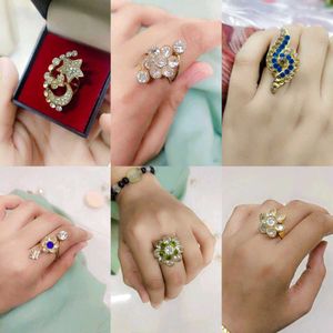 Vintage Rhinestone Ring Collection