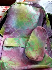 Mermaid Glitter School Bag