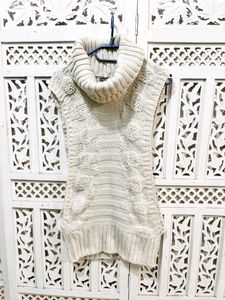 ✈️ Imported Sleeveless Knit Turtleneck Vest C