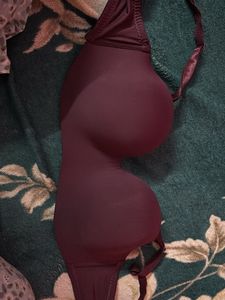 Burgundy Bra