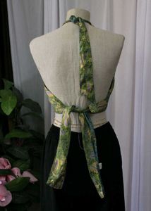 Patterned Halter Top