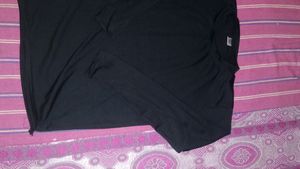 New Black and Red Full Sleeve Tshirt Men