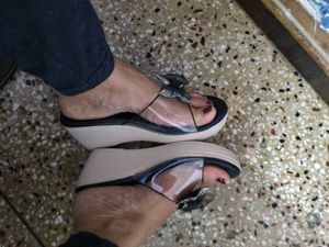New Without Tag Black Party Wedges In 6 Size
