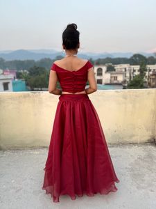 Red Lehenga Choli Set