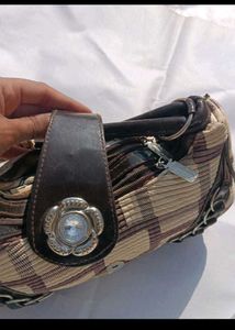 Stylish Plaid Pattern Handbag