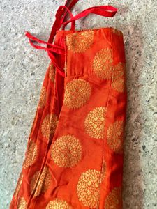 Orange Ethnic Skirt