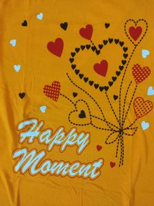 Orange Colour T Shirt For Women