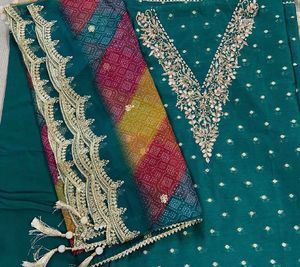 unstitch Dabka Suit