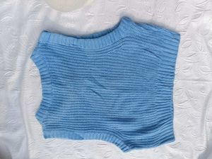 H&amp;M Blue Knitted Vest