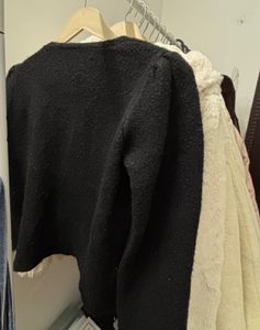 Elegant Black waist coat type Cardigan Sweater