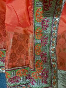 Wedding Wear Saree With Stiched Blouse | Heavy Sar