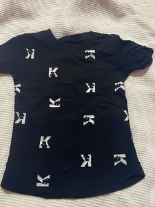 Boys Black Graphic Tee