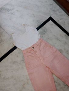 Pink Straight Fit Jeans 💕