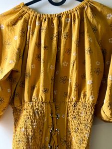 Floral Print Off-Shoulder Top