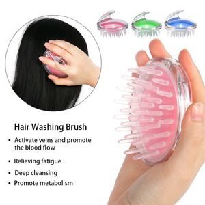 2 Pcs-Silicone Head Massager used in all kinds of