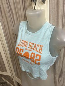 Graphic Crop TankTop