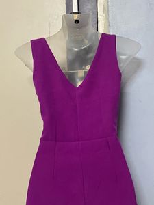 Purple Sleeveless Romper