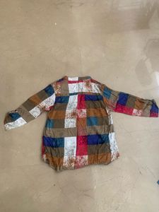 Multicolor Checkered Cotton Shirt