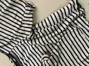 Striped Off-Shoulder Top