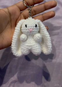 crochet Bunny Keychain