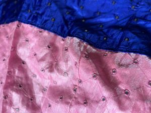 Stunning Blue &amp; Pink Lehenga Choli Set