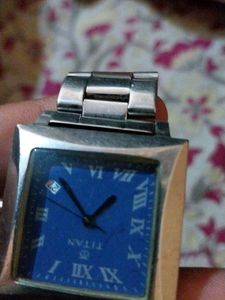 Titan Analog Watch - Blue Face