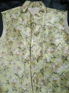 Floral Print Nehru Jacket with kurta