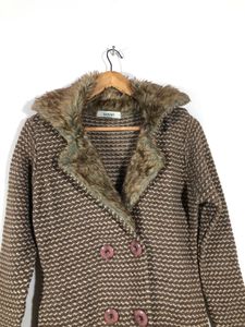 Brown Knit Coat (Women’s)