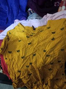 Pink Knit Button-Up Top