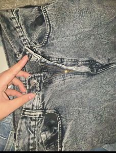 Grey straight Leg Jeans