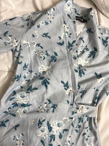 Pinterest Floral Wrap Up Kimono Type Top