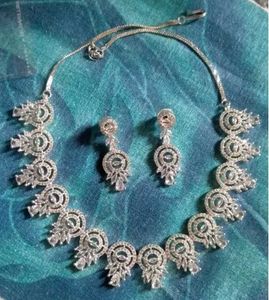 American Diamond Jewellery Set