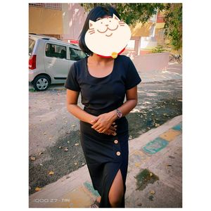 Black Bodycone Dress