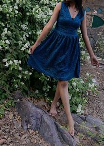 Blue Casual Dress